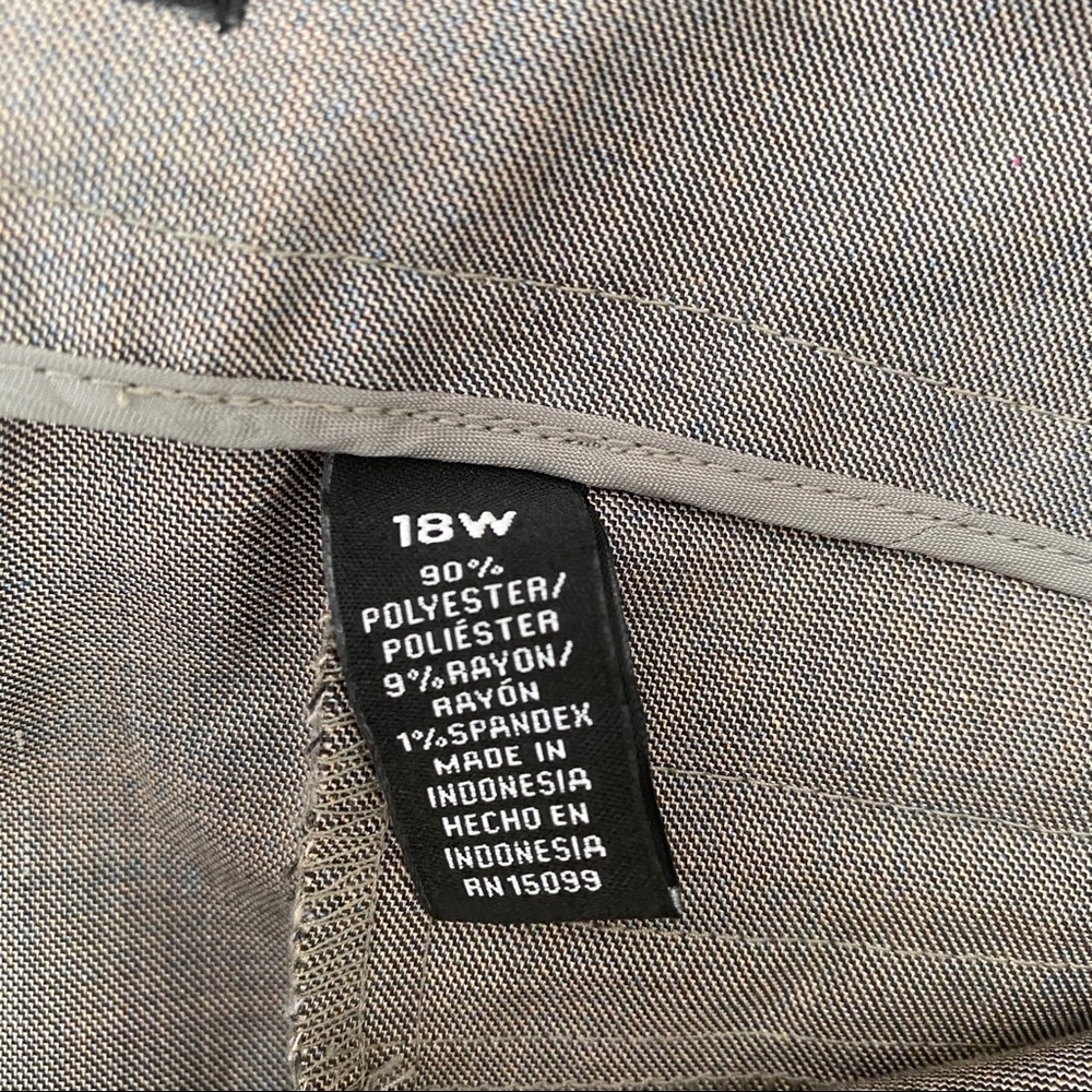 Apostrophe woman gray dress formal pants plus 18w - Picture 4 of 8